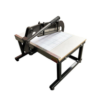 Guillotine en tissu de bureau à garniture lisse pour une coupe nette des textiles tissés et tricotés