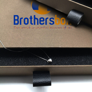 Biodegradable Cardboard Jewelry Drawer <b>Box</b> with Custom Design for Necklace Packaging - Product Image 6