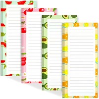 Bloc-notes magnétique couleur personnalisée, design joyeux pour offrir en cadeau, support de réfrigérateur léger pour les cadeaux de fête, commande en gros