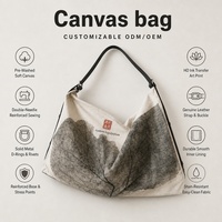 Sac fourre-tout en toile écologique réutilisable, grande capacité avec poche, pour le shopping, le travail quotidien, personnalisable ODM OEM