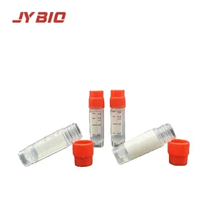 CryoStorage בקבוקון צינור פנימי חוט אדום מכסה עצמי עומד עבור מעבדה שימוש