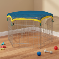Cage pour chien, clôture facile à assembler, portable, durable, grand espace, bricolage, fil métallique galvanisé, enclos pour animaux de compagnie écologique, lapin