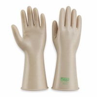 Sarung Tangan PVC Tahan Bahan Kimia, Tahan Aus & Anti-Selip, Tahan Air, Bebas Bubuk, untuk Bekerja
