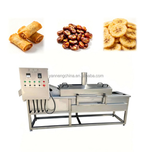 Máquina comercial para freír papas fritas continuamente, freidora automática de chips de plátano, freidora a gas al mejor precio - Product Image 1