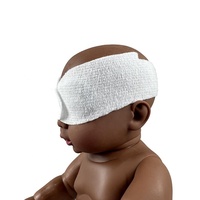 Masque oculaire de photothérapie pour bébé, prix de gros, meilleure vente, écologique, respirant, résistant aux déchirures, anti-lumière, en tissu non tissé uni