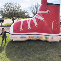 Air Blow up Giant Stand Out Chaussure gonflable avec souffleur d'air pour décorations de promotion en plein air