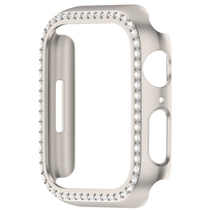 Pour <span class=keywords><strong>Apple</strong></span> <span class=keywords><strong>Watch</strong></span> 8 <span class=keywords><strong>7</strong></span> 6 5 4 38mm 40mm 42mm 44mm 41mm <span class=keywords><strong>45mm</strong></span> Housse de protection creuse en diamant pour PC - Product Image 5