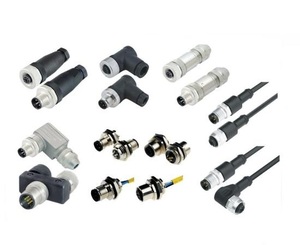 Presse-étoupe Bimed M12 x 1,5 mm fileté 	 Connecteur m12, prise du panneau arrière 	 Câble 18 AWG avec connecteur M12 2 broches - Product Image 1