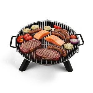 Brasero multifonctionnel en fonte, barbecue au charbon de bois, foyer à bois compatible <span class=keywords><strong>Weber</strong></span> - Product Image 4