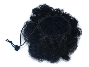 <span class=keywords><strong>Moño</strong></span> sintético afro corto con clip, cola de caballo, extensiones de <span class=keywords><strong>cabello</strong></span> rizado para mujer, piezas de <span class=keywords><strong>moño</strong></span> resistentes al calor. - Product Image 5