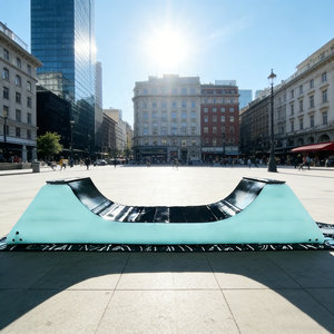 Rampe de skate gonflable en PVC, taille et couleur personnalisables, rampe d'entraînement portable pour enfants et adultes, vente chaude - Product Image 1