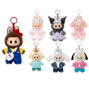 Nuovo Arrivo Originale Pop Mart Labubu The Monsters Hello Kitty e Amici Serie Ciondolo in Vinile Peluche Scatola a Sorpresa Carina per Ragazze - Product Image 2