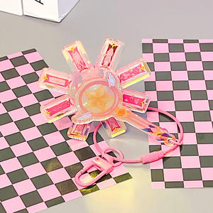 Anime dibujos animados láser giratorio varita mágica acrílico colgante giro <span class=keywords><strong>SAKURA</strong></span> <span class=keywords><strong>Card</strong></span> <span class=keywords><strong>Captor</strong></span> <span class=keywords><strong>llavero</strong></span> - Product Image 2