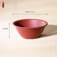 Pots à fleurs en résine imitant la céramique d'argile violette pour plantes succulentes, bougainvilliers, contrôle des racines, design épuré, usage en jardin
