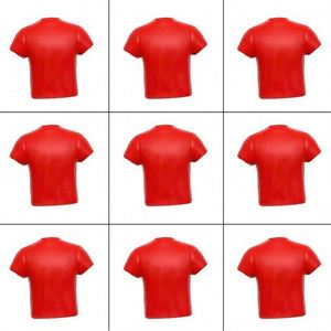 ลูกบอลบีบคลายเครียดรูปเสื้อเจอร์ซีย์แบบขายส่ง ทำจากโฟม PU ธีมกีฬา พิมพ์โลโก้ ของที่ระลึกสำหรับทีม ของขวัญส่งเสริมการขาย - Product Image 3