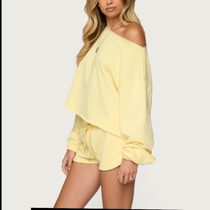 Sudadera con Capucha Personalizada, Cuello Redondo con Rayas, Parche Bordado, Sudadera Gruesa con Logotipo Personalizado, Sudaderas con Capucha Personalizadas para Mujer - Product Image 2