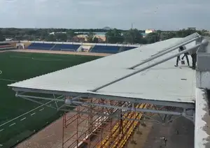 Yunjoin struttura prefabbricata in acciaio Sport stadio di calcio baldacchino con struttura spaziale a sbalzo