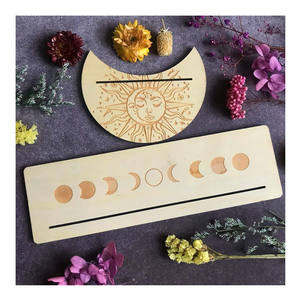 Soporte de Madera Hecho a Mano para Cartas de la Muerte, Decoración de Adivinación, Accesorios para Cartas del <span class=keywords><strong>Tarot</strong></span>, Exhibición para Altar - Product Image 1