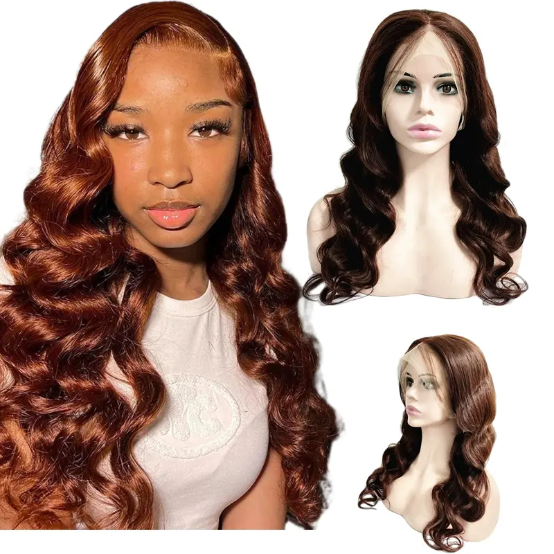 Human Lace Front Wigs 13x4/13x6 Body Wave Colored With Baby Hair Lace Front Wigs Human Hair