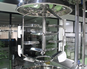 300L sưởi ấm tự động làm mát chân không homogenizing Emulsifier trộn Máy kem đánh răng máy làm - Product Image 6