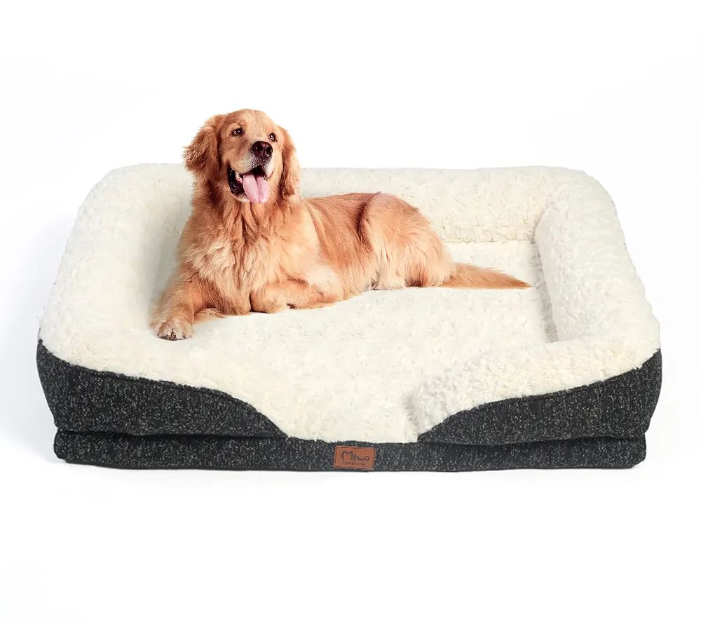 سرير كلب طبي للكلاب الكبيرة قابل للغسل أريكة سرير كلب من فوم الذاكرة