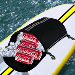 Neoprene Deck Bag With Zipper Waterproof Kayaking Storage Pouch For Surfboard And Paddle Board 20L Capacity Interior Compartment - Product Image 1