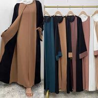 Vente en gros de foulards longs arabes unis bon marché, vêtements traditionnels musulmans tendance pour l'automne 2026