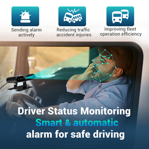 Système de surveillance du conducteur STONKAM AI DMS avec détection de fatigue infrarouge en temps réel, alerte de distraction, alarme anti-somnolence pour camions - Product Image 3