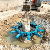 Cisaille hydraulique pour pieux, brise-pieux, utilisée sur les chantiers de construction