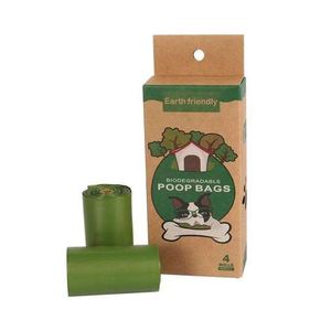 Bolsas Compostables para Excremento de Perro, Ecológicas, Biodegradables, de Almidón PSM, Reutilizables, con Aroma a Frutas, Tamaño M - Product Image 3