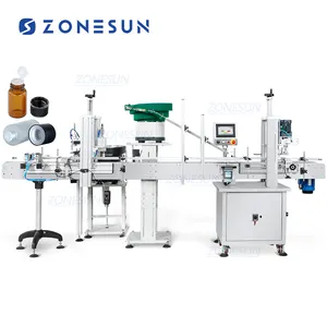 ZONESUN, solución líquida automática, difusor de láminas, tapón interno de Tóner para la piel, tapa de presión, máquina tapadora