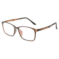 Vente flash Tmall, lunettes de vue unisexes de style rétro punk, monture carrée en plastique et acier, myopie, presbytie, monture de lunettes, vente en gros à Danyang