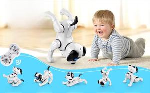 Robot chien intelligent électronique grandeur nature Ept, jouet RC pour enfants, robot chien AI, jouet interactif pour enfants, robot chien qui marche, fait des cascades, chante et danse, en vente - Product Image 5