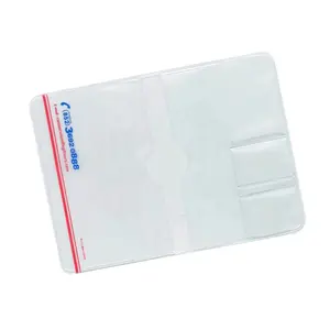 Tùy chỉnh rõ ràng PVC Nano Sim thẻ tay áo, nhựa hộ chiếu chủ với khe cắm thẻ Sim