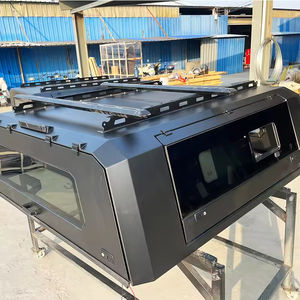 कार की छत रैक संलग्न छत के शीर्ष कैंपिंग पोड वेदरप्रूफ ट्रक कैपर स्लाइडिंग विंडो एकीकृत टोनेउ कवर - Product Image 3