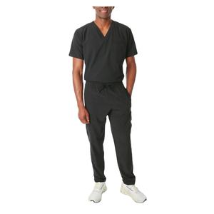 Dry-Fit V-Neck Medical Scrub Sets Tejido suave Material elástico Cómodo Durable Protección Hospital Uniformes personalizables - Product Image 1