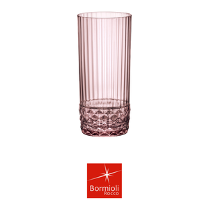 Bormioli Rocco Cooler Glass 48 cl Liliac Pink America' H 16.2 cm Ø 7.4 cm - Product Image 4