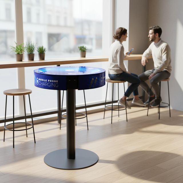 Y2 Power RIO Power Charging Table with Wireless Charging PD 20W Fast Charging Station Perfect for Bars Offices Restaurants