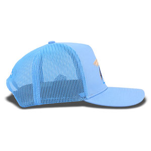 Casquette Trucker en Maille à 5 Panneaux Personnalisée Tcap Chine, Logo Brodé en Coton, Profil Haut - Product Image 4