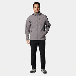 Veste Softshell Légère en Toile pour Homme, Coupe-Vent et Imperméable, à Capuche, Design Personnalisé, Collection Automne 2026 - Product Image 1