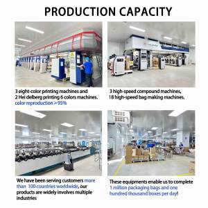 أكياس قابلة لإعادة الإغلاق بتصميم مخصص وشعار مطبوع، قابلة للتحلل الحيوي، لتعبئة المكسرات والحلويات، بتصميم ثلاثي الأختام - Product Image 5