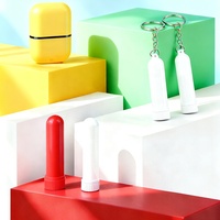 Tube inhalateur nasal vierge moulé par injection, directement de l'usine, pour huiles essentielles d'aromathérapie, avec mèche en coton, en vrac
