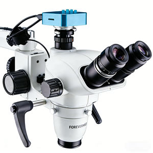 Microscope opératoire dentaire professionnel FOREVERMED avec caméra 4K, grossissement 5 étapes, éclairage LED pour endodontie et chirurgie - Product Image 1
