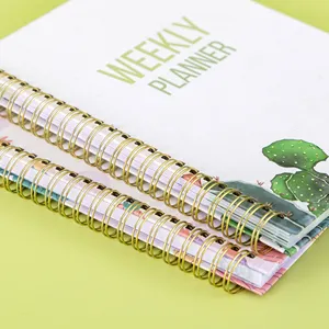 Fabrik individuelles Spiral-Umweltfreundliches Buch Notizbuch recycelbares Spiral-Notizbuch hochwertiger Planer