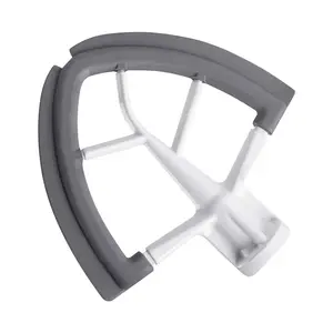 Flex Edge Beater Tilt-Head Stand Mixer Beater Paddle with Flexible Silicone Edges Bowl Scraper