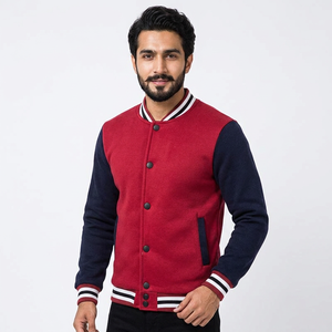 Veste varsity pour homme, dernières tendances, matière durable, très vendue, anti-plis, sur mesure, confortable. - Product Image 1