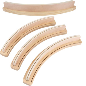 Paquete <span class=keywords><strong>de</strong></span> 4 Porta Cartas <span class=keywords><strong>de</strong></span> Madera <span class=keywords><strong>de</strong></span> 14 Pulgadas, Porta Cartas Curvo <span class=keywords><strong>de</strong></span> 2 Ranuras para Niños y Adultos, Porta Cartas <span class=keywords><strong>de</strong></span> Póker - Product Image 4