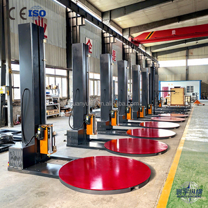 آلة تغليف البالتات الثقيلة الأوتوماتيكية بالكامل مع طاولة دوارة لتغليف الأفلام القابلة للتمدد مع شهادة CE - Product Image 5