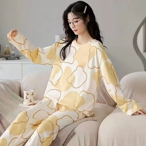女式三件套短袖睡衣套装 女士柔软睡衣 - Product Image 6