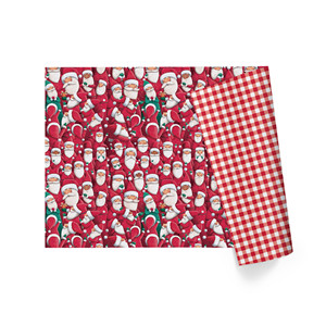 Santa Pattern Christmas Wrapping <b>Paper</b> <b>Roll</b> Custom Holiday Packing <b>Paper</b> 80gsm Coated <b>Paper</b> Gift Decoration Packaging <b>Paper</b> - Product Image 4